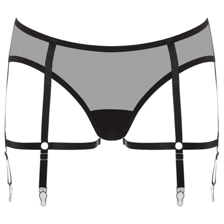Prey Backless Suspender Knicker