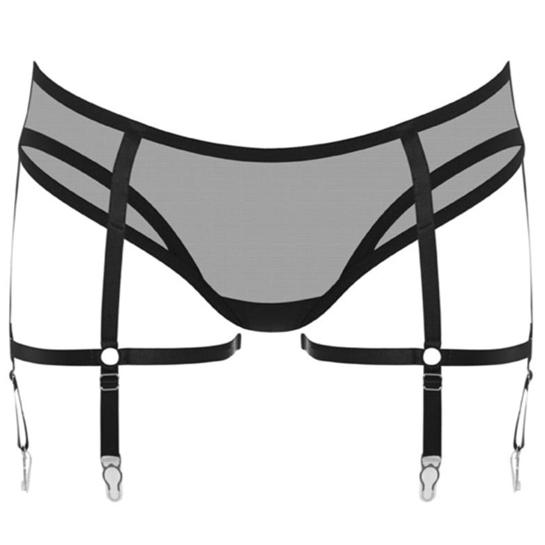 Prey Full Suspender Knicker
