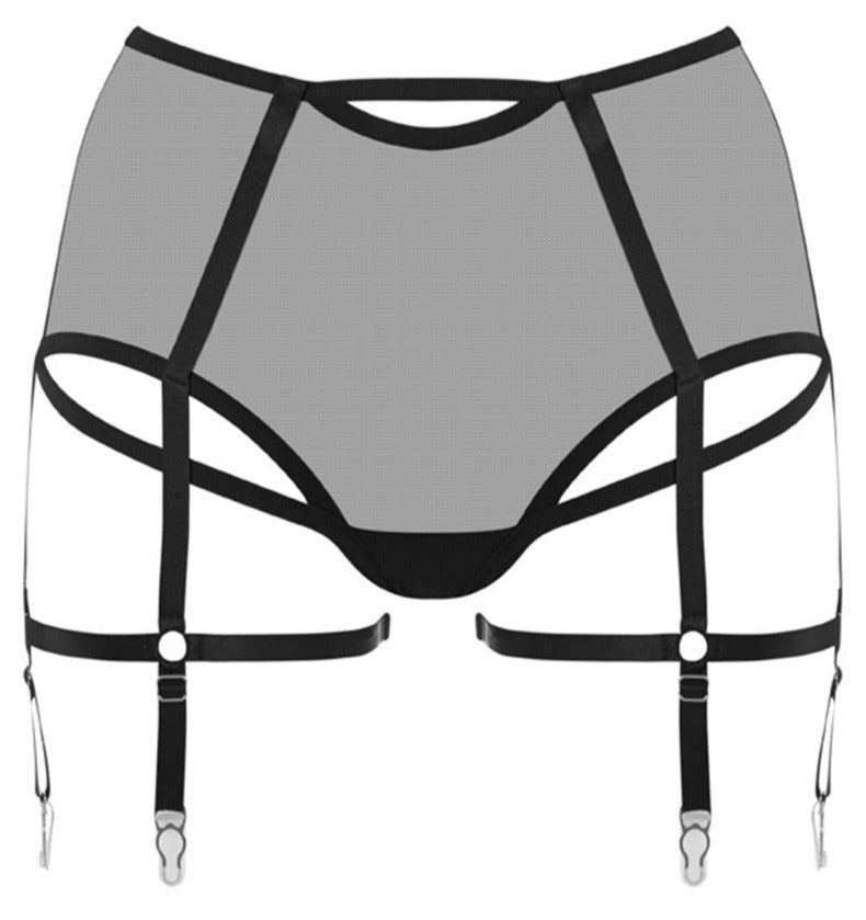 Prey High Waisted Suspender Knickers
