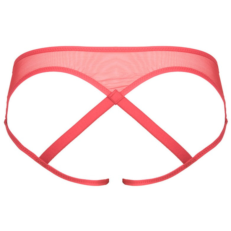 Prey Red Backless Knicker