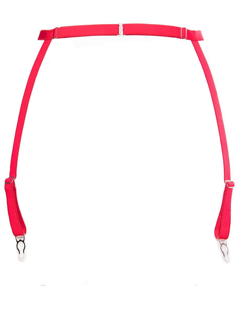 Beau Red Suspender