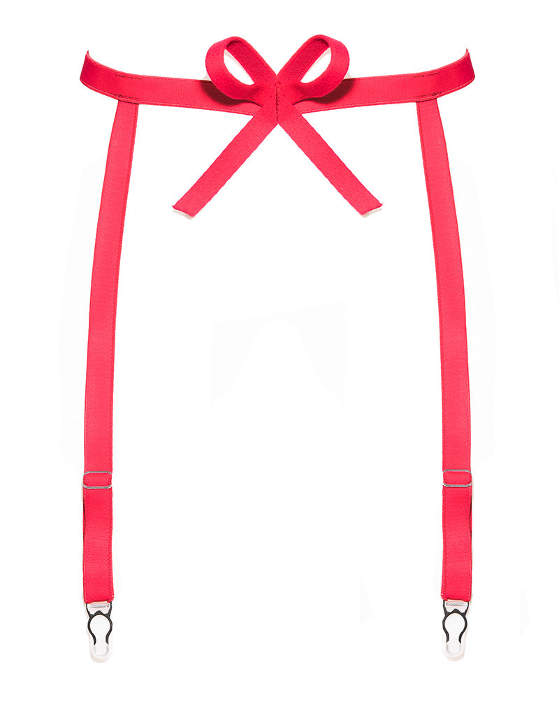 Beau Red Suspender