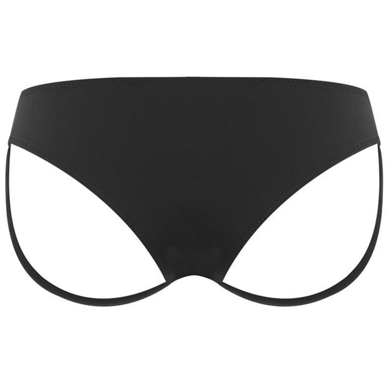 Jet Lag Black Bum Strap Brief