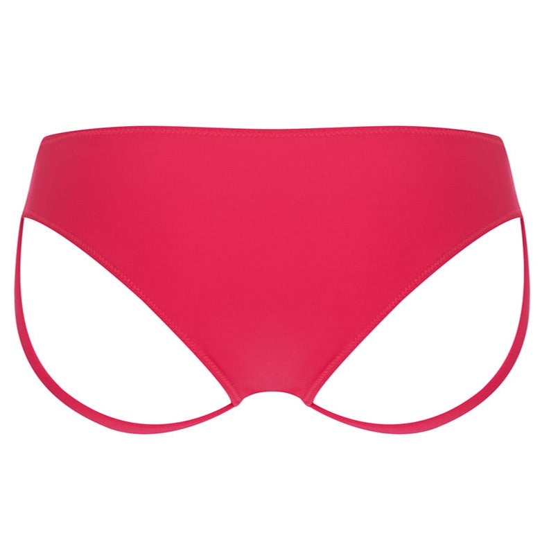 Jet Lag Coral Bum Strap Brief