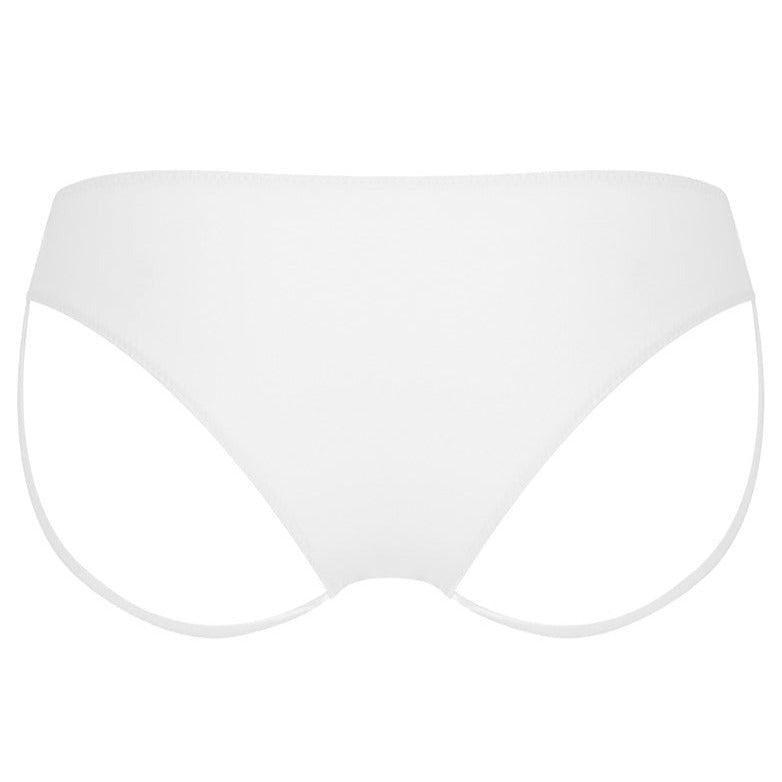 Jet Lag White Bum Strap Brief