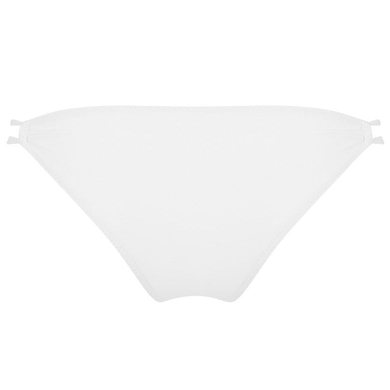 Jet Lag White String Brief