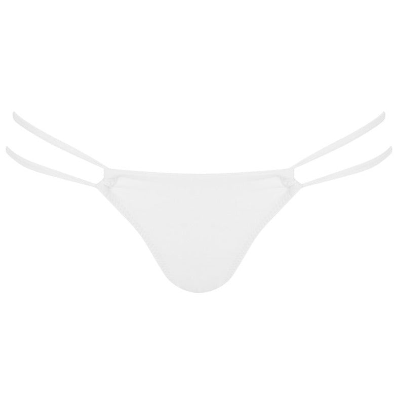 Jet Lag White String Brief